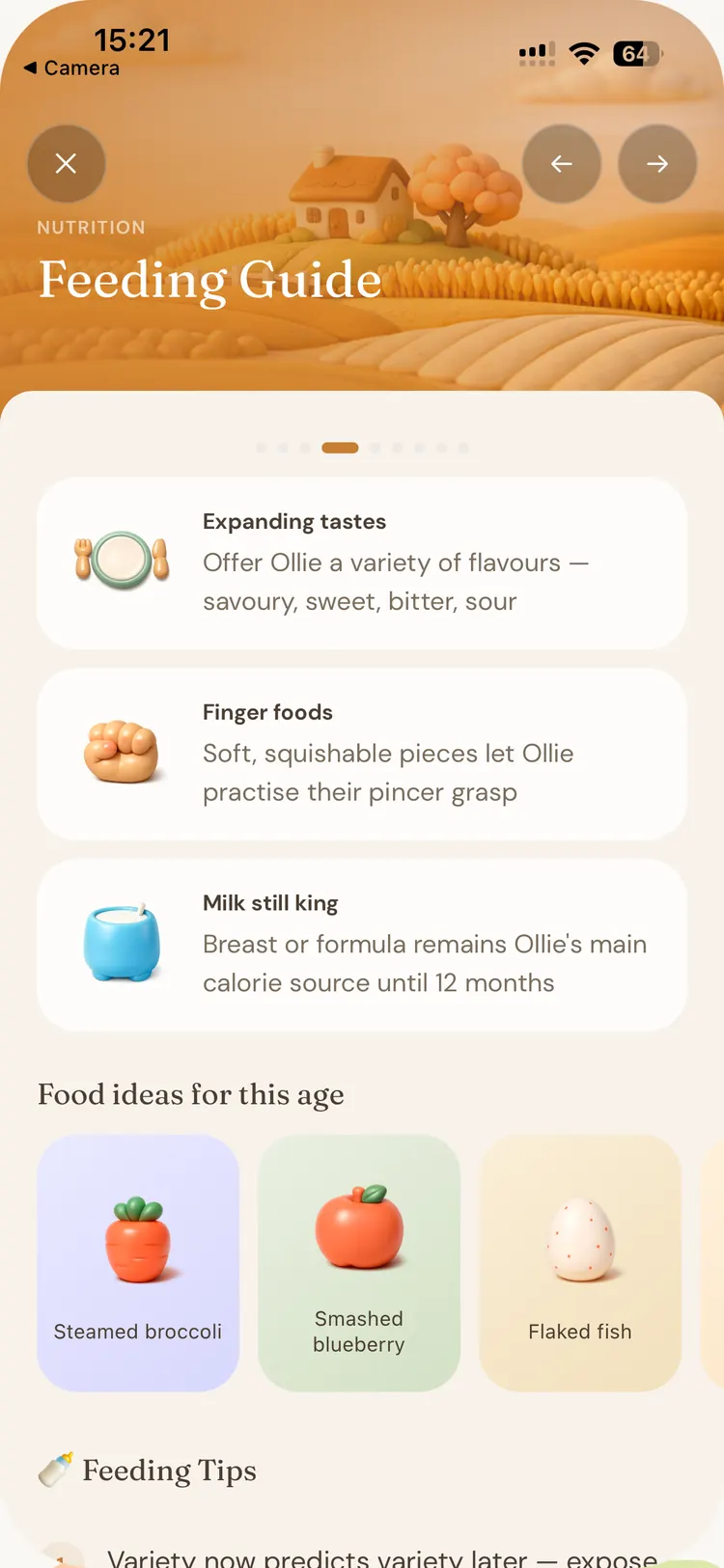 Willo App Deep Dive example showing phase-matched nutrition guidance